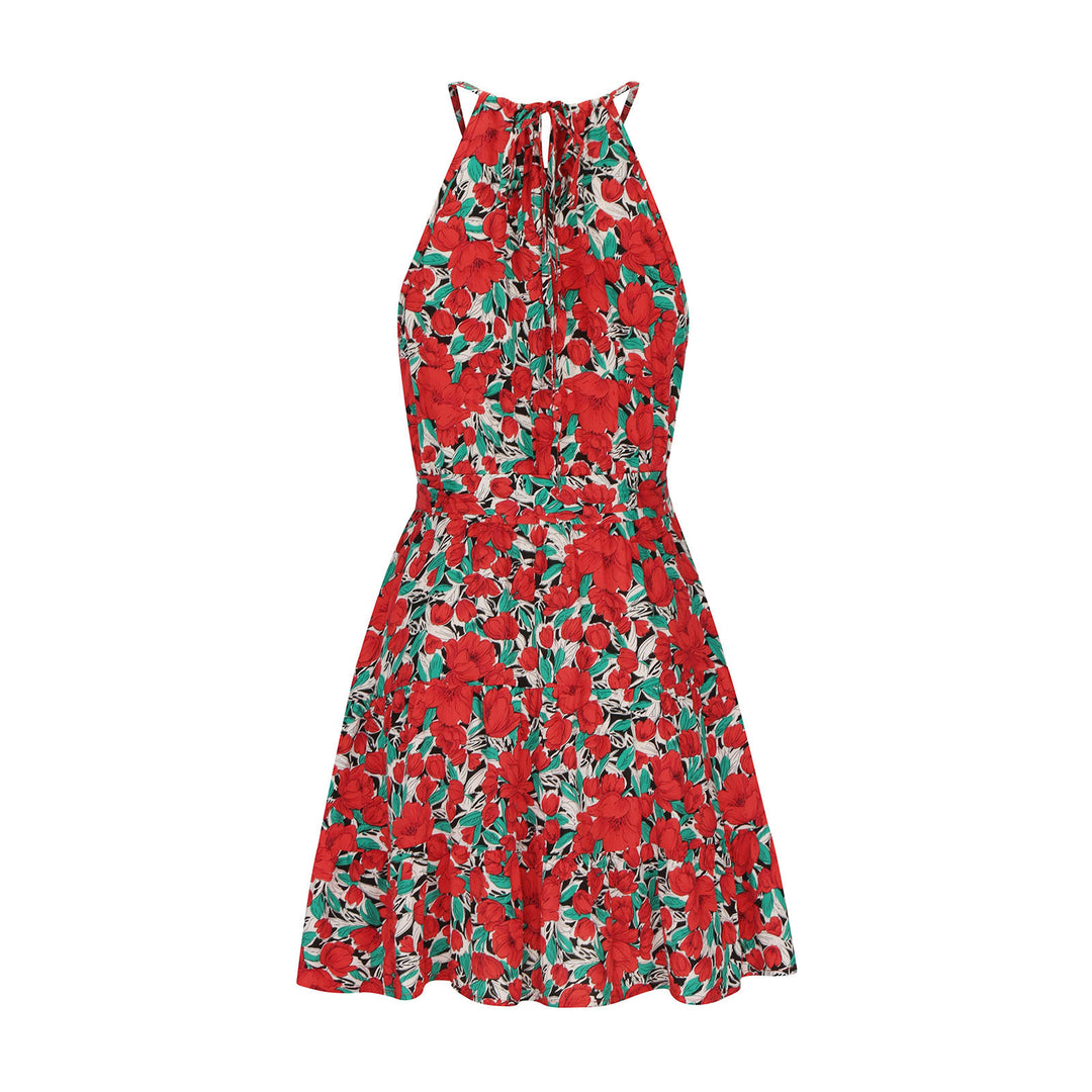 Summer dress for women with an airy cut and floral pattern Lune London