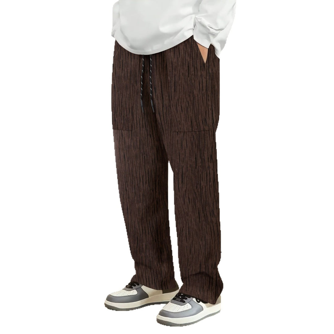 Casual leisure pants for men with practical pockets and elastic waistband Lune London