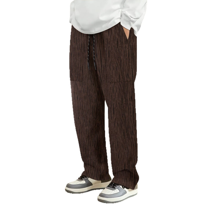 Casual leisure pants for men with practical pockets and elastic waistband Lune London