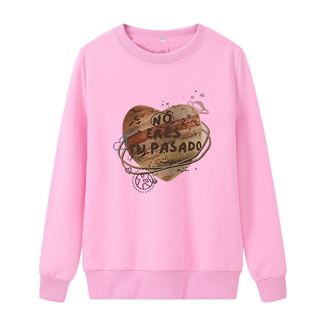Women casual sweatshirt with creative heart design Chic & Stil