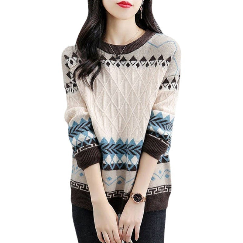 Ladies Oversized Knit Pullover Lune London