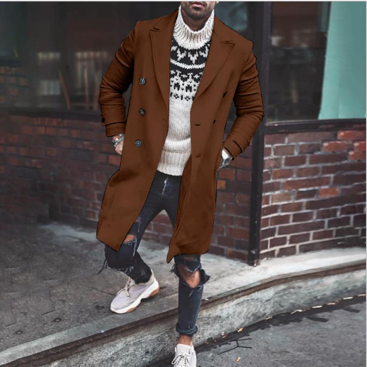 Elegant winter coat for men with double-breasted and classic fit Lune London