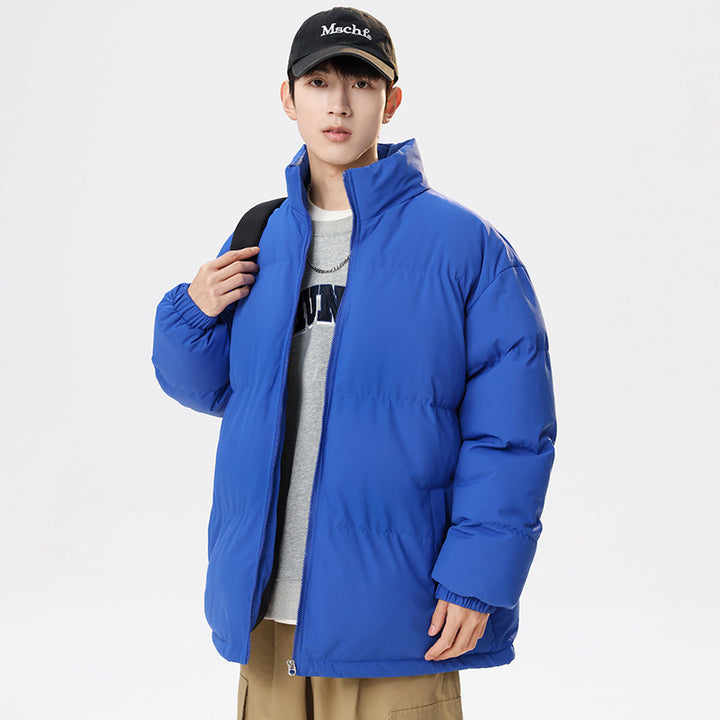 Quilted jacket for men with high collar and soft lining Lune London