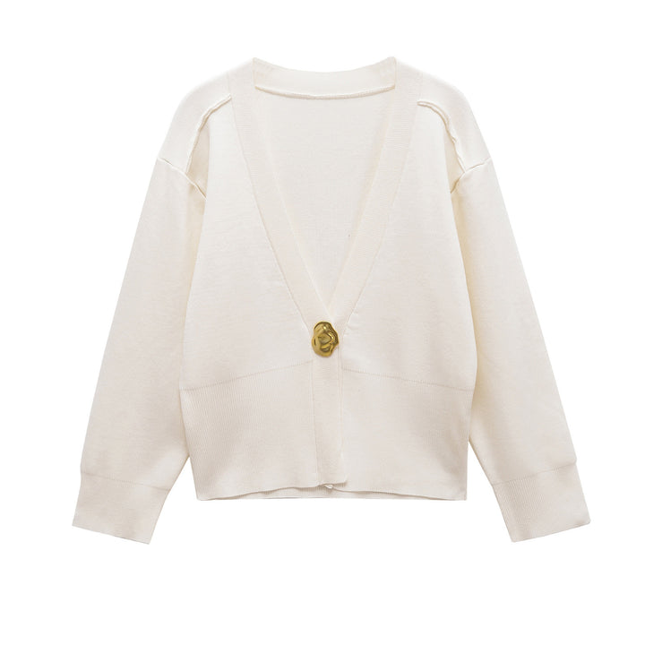 Women casual cardigan with stylish button details Lune London