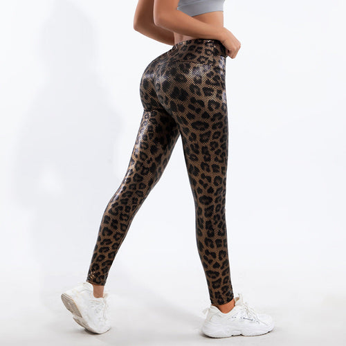 Women's Leggings In Trendy Leopard Pattern Lune London