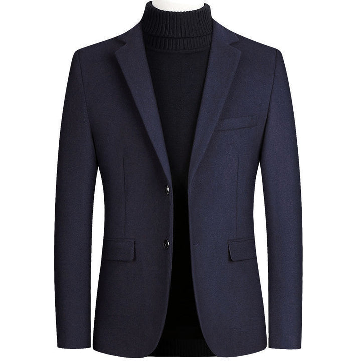 Elegant wool jacket for men with a classic design and a fine texture Lune London