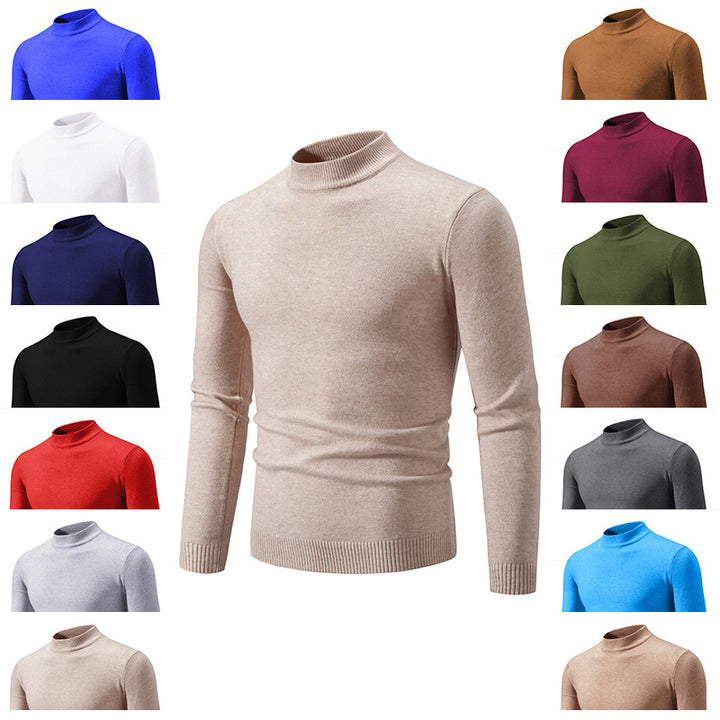 Men's fine knit turtleneck sweater Lune London