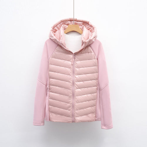 Ladies versatile hybrid jacket with hood Lune London