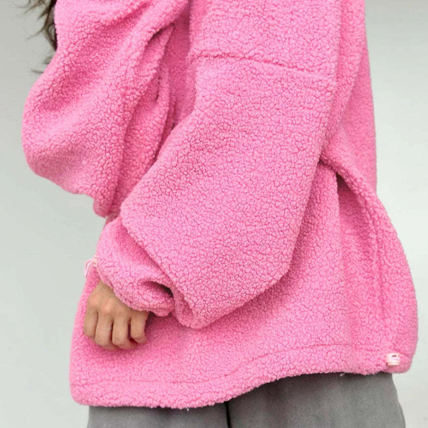 Casual fleece pullover for women Lune London