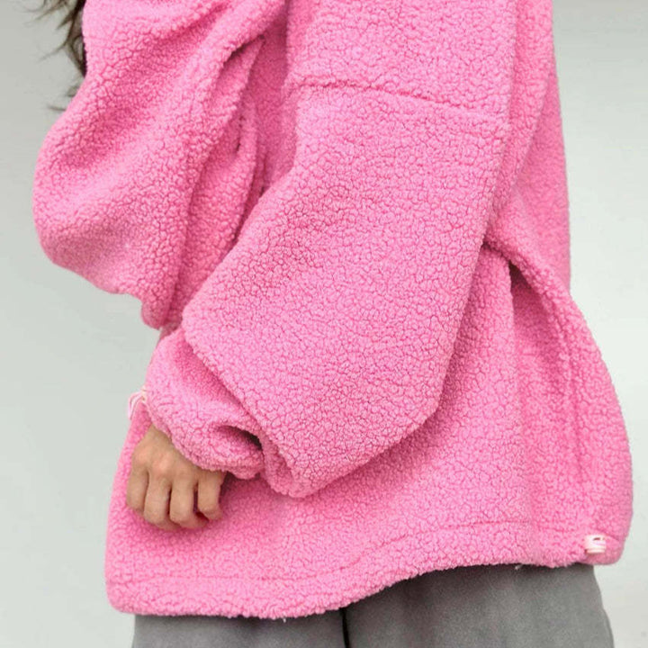 Casual fleece pullover for women Lune London
