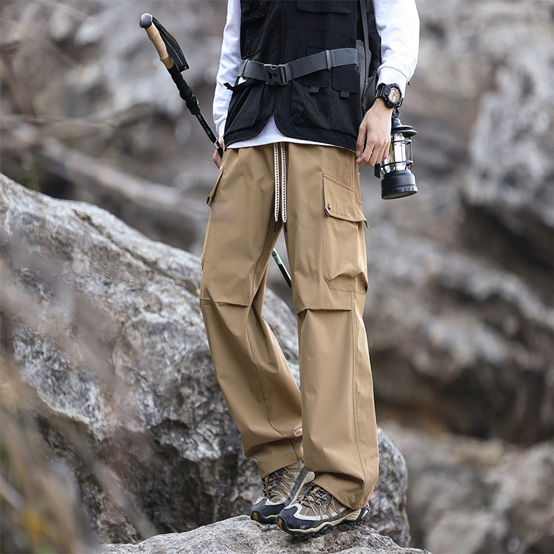 Functional hiking pants for men with multifunctional pockets Lune London