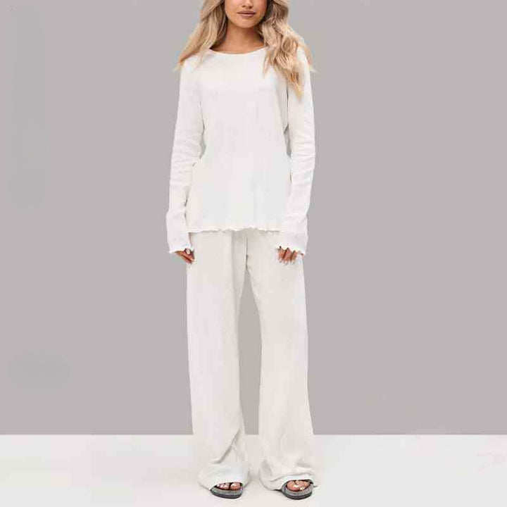 Ladies soft fabric lounge outfit Lune London