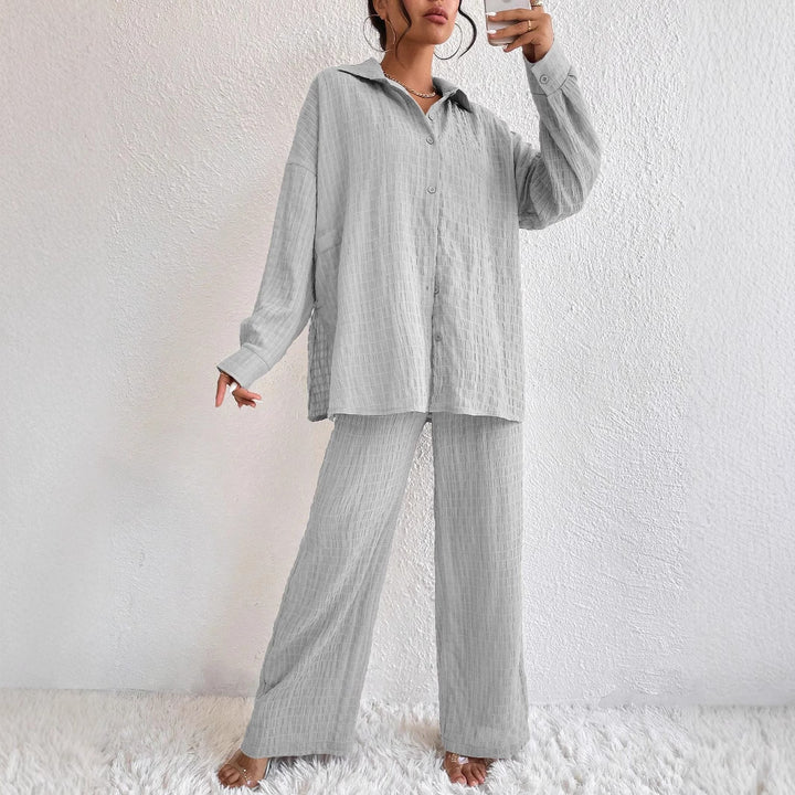 Women Comfortable Casual Long Sleeve Set Lune London