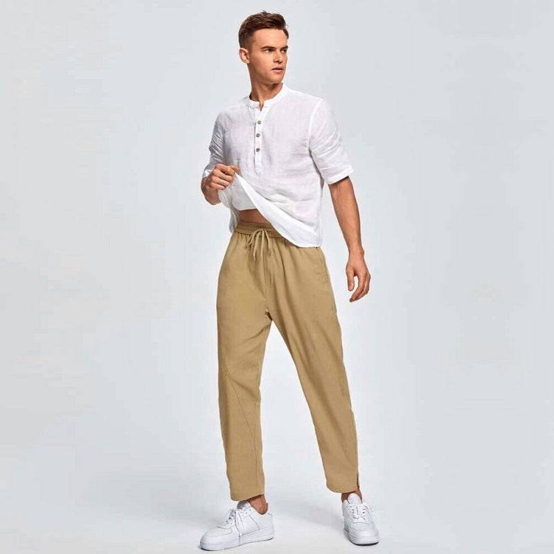 Lune London stylish casual pants for men with drawstring