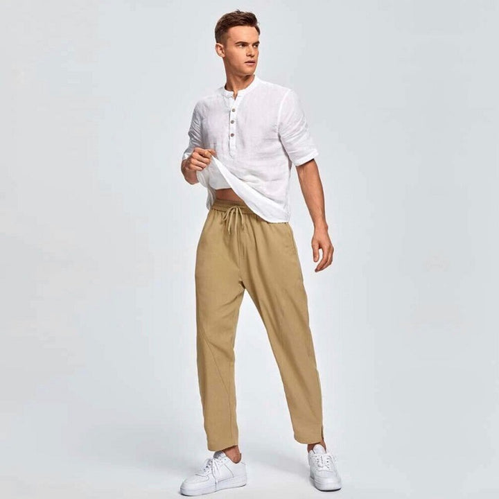 Lune London stylish casual pants for men with drawstring