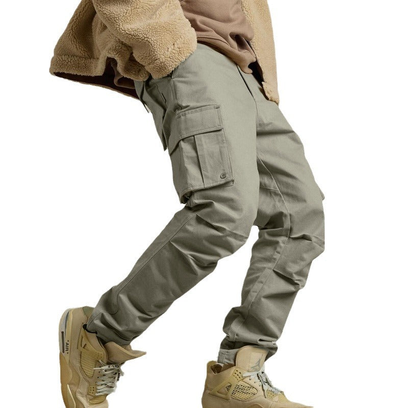 Men's cargo pants with practical pockets and chic and stylish cuffs