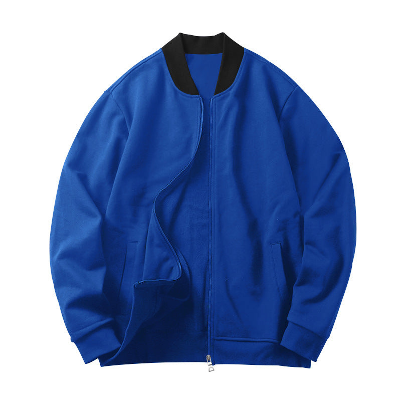 Sporty bomber jacket for men with hidden zipper and elastic cuffs Lune London
