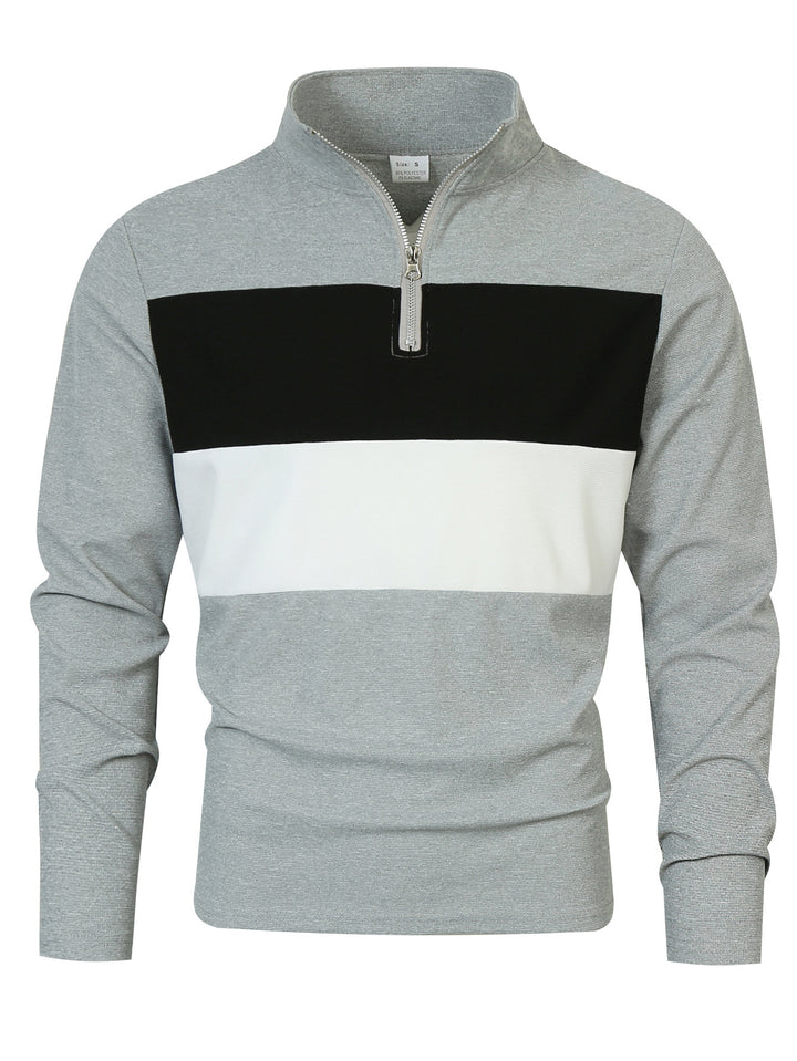 Casual pullover for men with modern zip closure Lune London