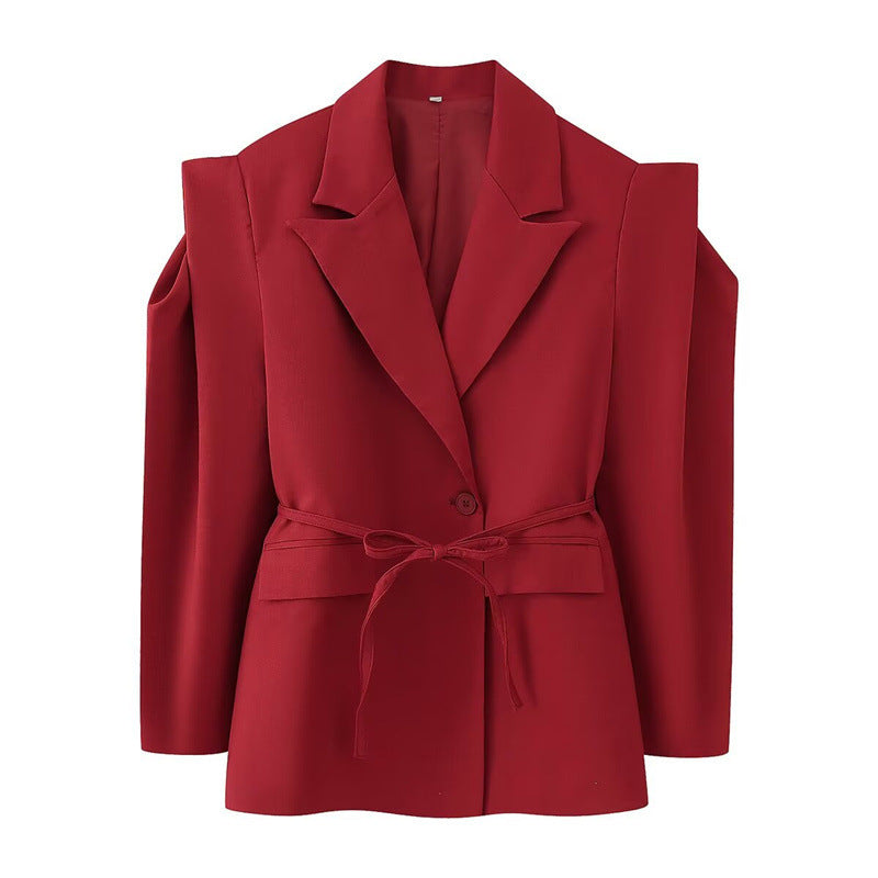 Modern jacket for women with adjustable belt and loose fit Lune London