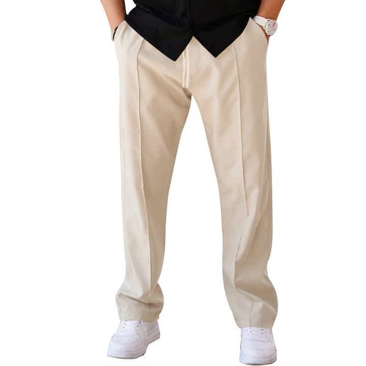 Men's leisure pants with a sleek fit and practical pocket design Lune London