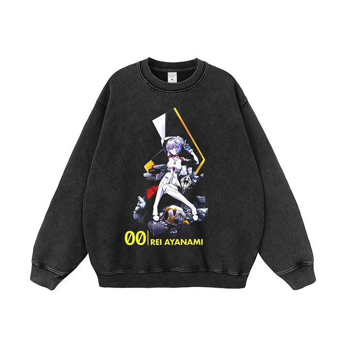 Women's sweatshirt with unique anime design and casual cut Lune London