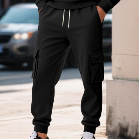 Fleece cargo pants for men Lune London