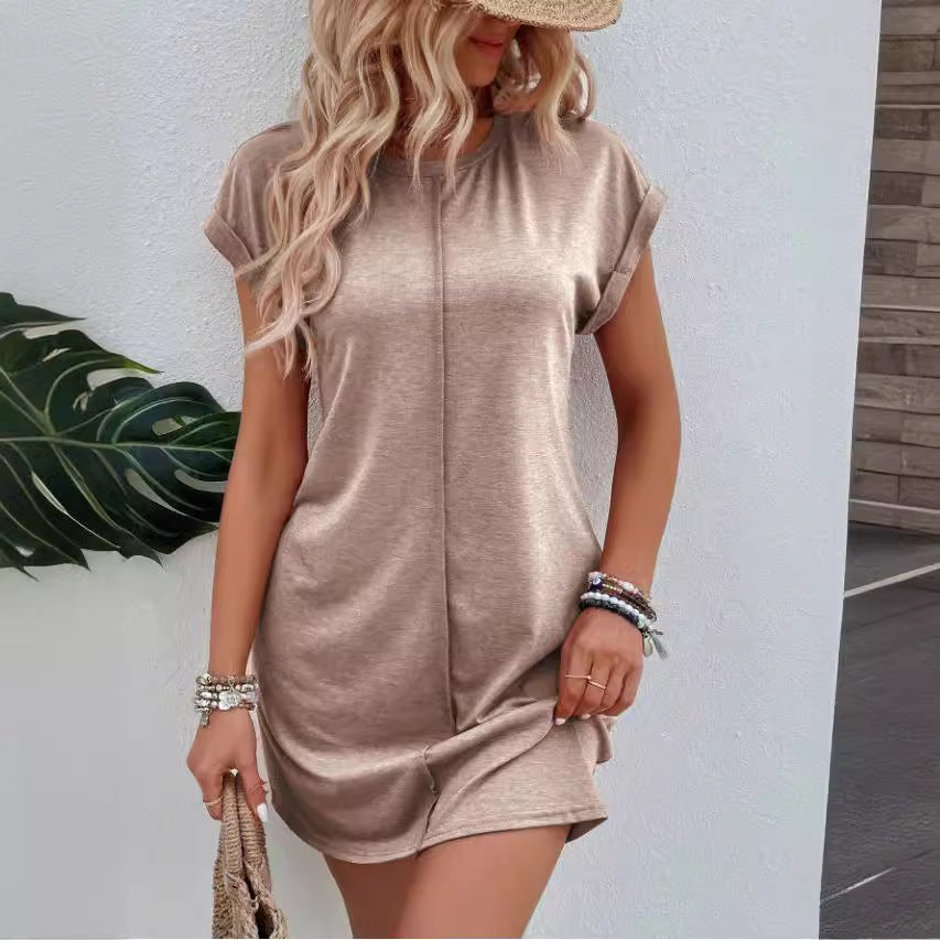 Short casual dress with short sleeves Lune London