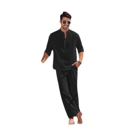 Men's Relaxed Chic Coastal Lounge Set