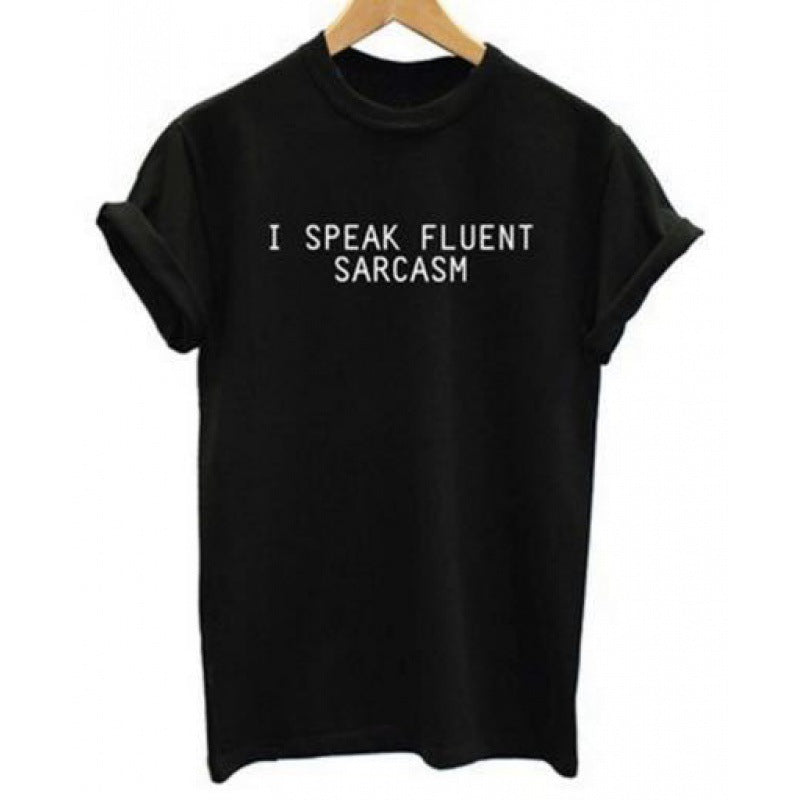 T-shirt pour femmes avec un slogan amusant et une coupe confortable Chic & Stil