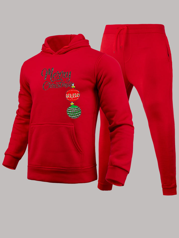 Women's sweatshirt set with festive Christmas pattern Lune London