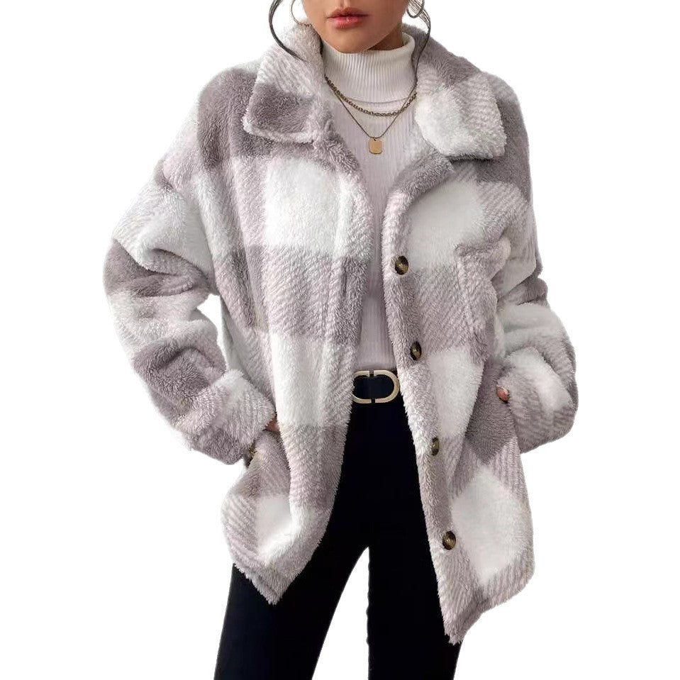 Ladies Cozy Flannel Jacket Lune London