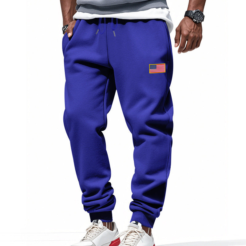Sport pants for men with elastic waist and practical side pockets Lune London