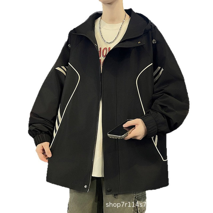 Lune London men's windbreaker transition jacket