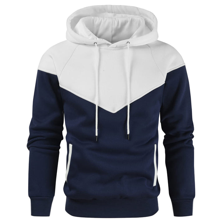 Men's trendy hoodie with an innovative patchwork design Lune London