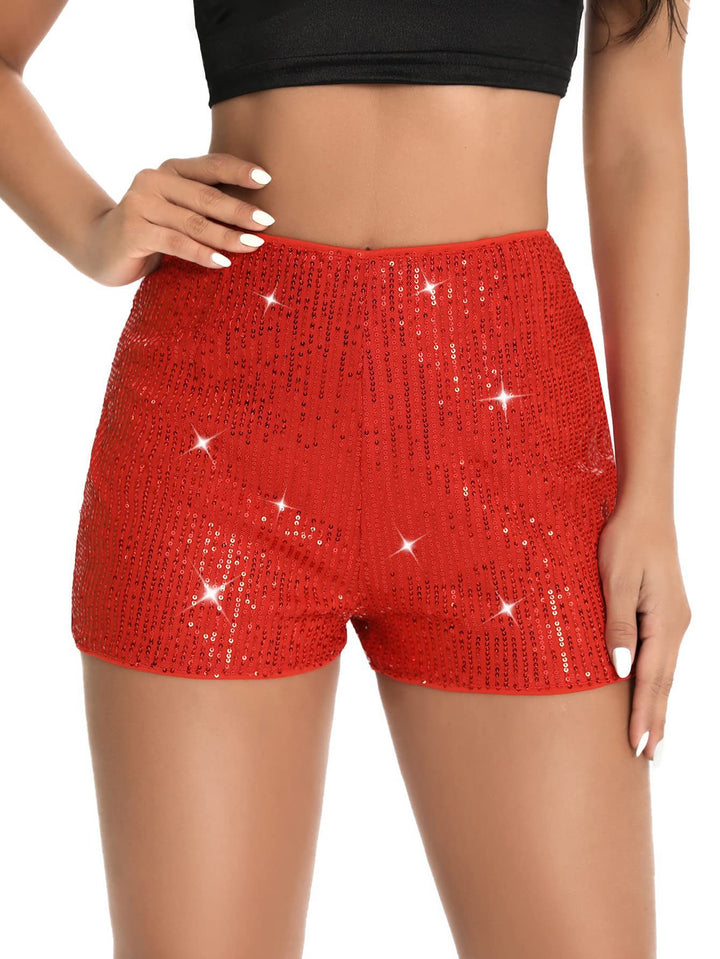 Women glamorous sequin shorts Lune London