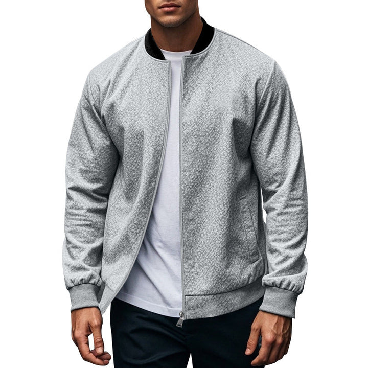 Men's Sporty Bomber Jacket with High Collar Lune London