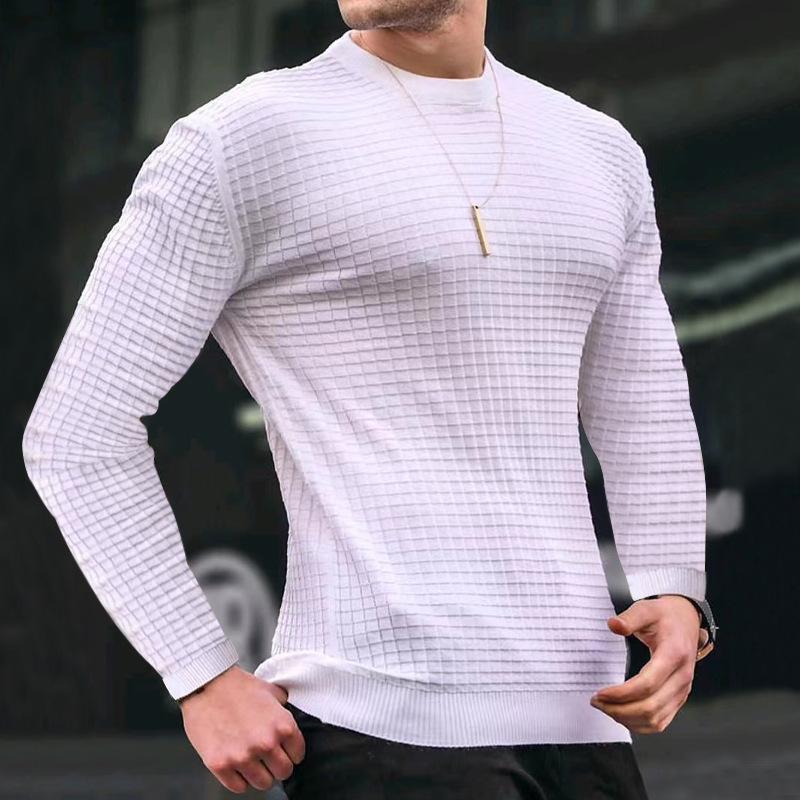 Structured long sleeve pullover for men Lune London