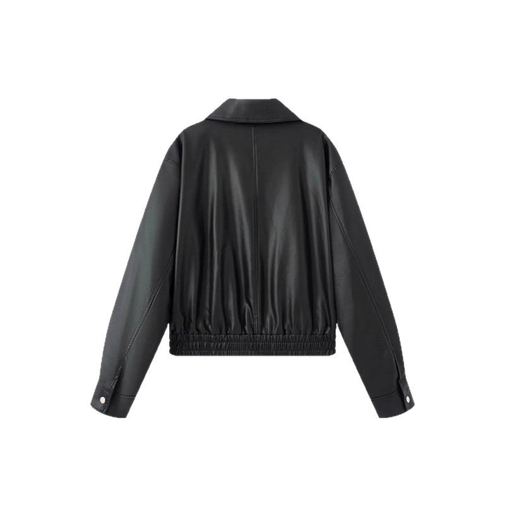 Fashion faux leather jacket for women with refined cut Lune London