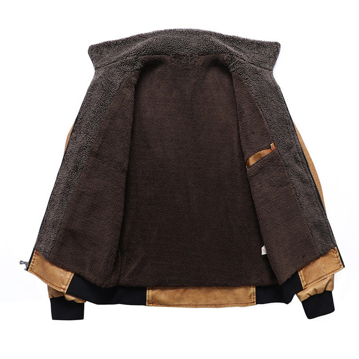 Casual vintage jacket for men with warm fleece lining Lune London