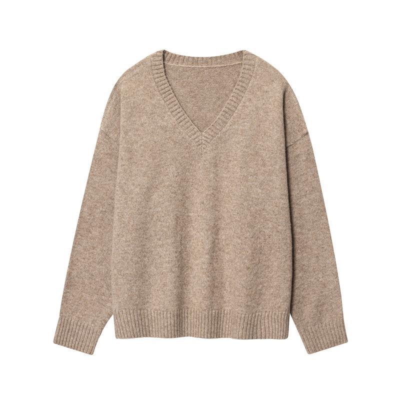 Ladies Cashmere-V-neck Chic and Stylish Sweater