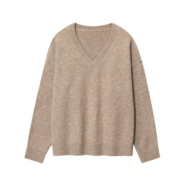 Ladies Cashmere-V-neck Chic and Stylish Sweater