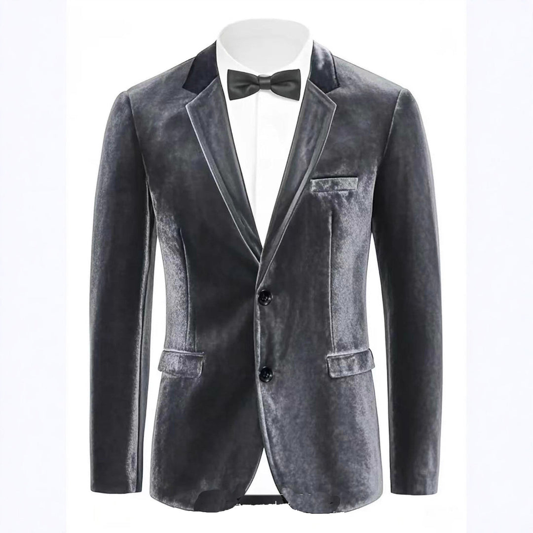 Men's Noble Velvet Blazer with Finesse Chic Und Stil