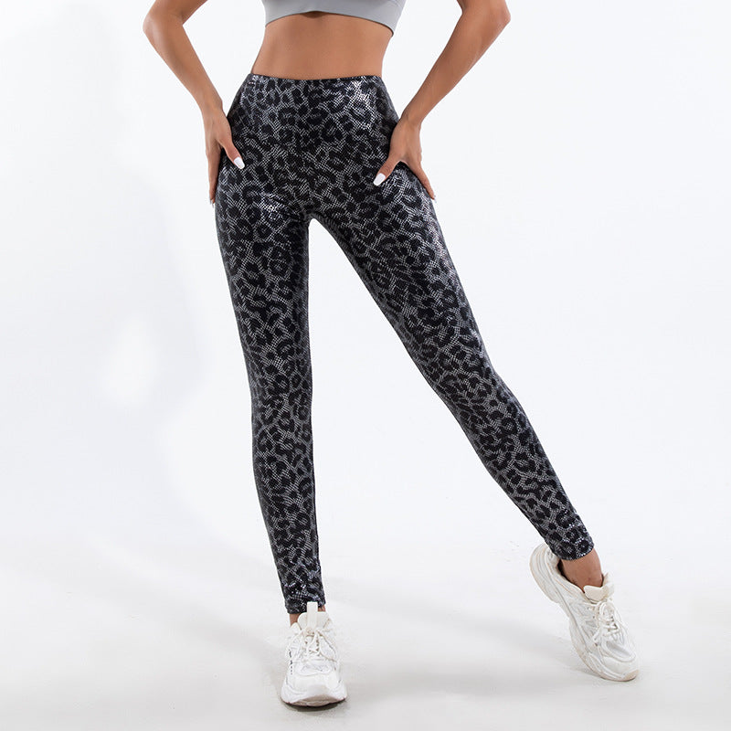 Women's Leggings In Trendy Leopard Pattern Lune London