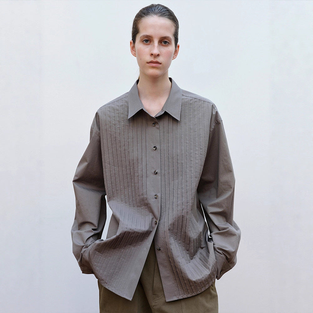 Chemisier léger pour femmes avec design texturé Chic & Stil