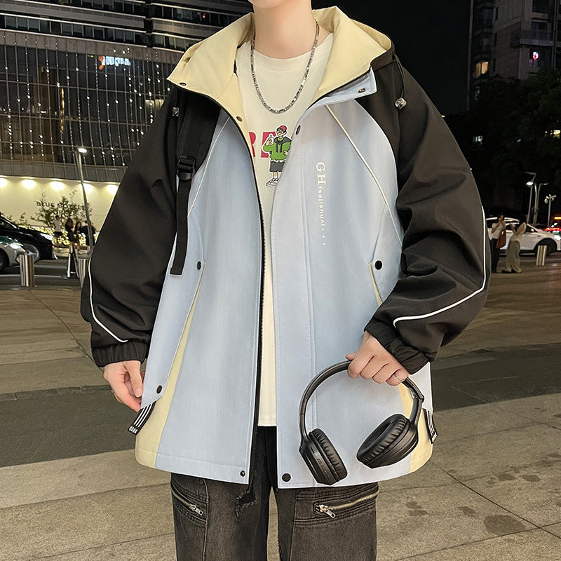 Lune London men's windbreaker transition jacket
