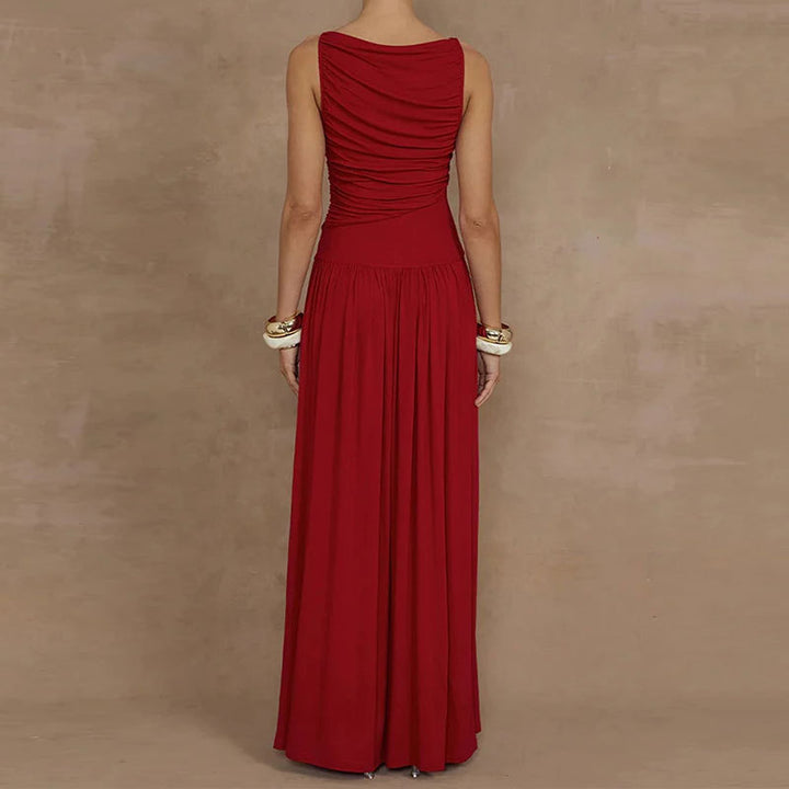 Robe maxi femme avec un drapé sophistiqué Chic & Stil