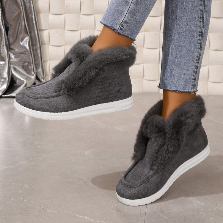 Leisure shoes for women with fleece lining, comfortable fit, and non-slip sole Lune London