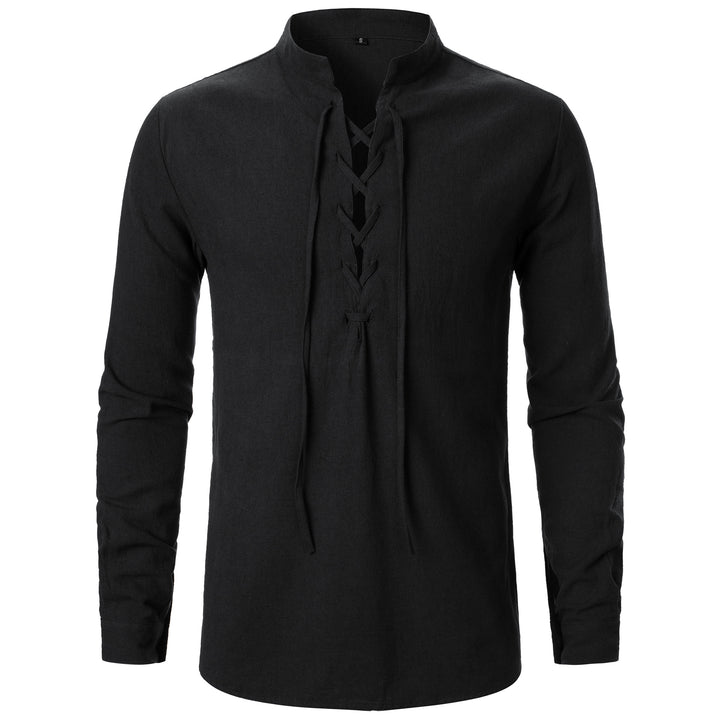 Men Long Sleeve T-shirt with Laces Lune London