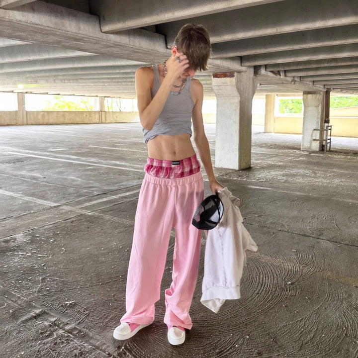 Pantalons de jogging larges pour femmes avec taille élastique et coton de haute qualité Chic & Stil