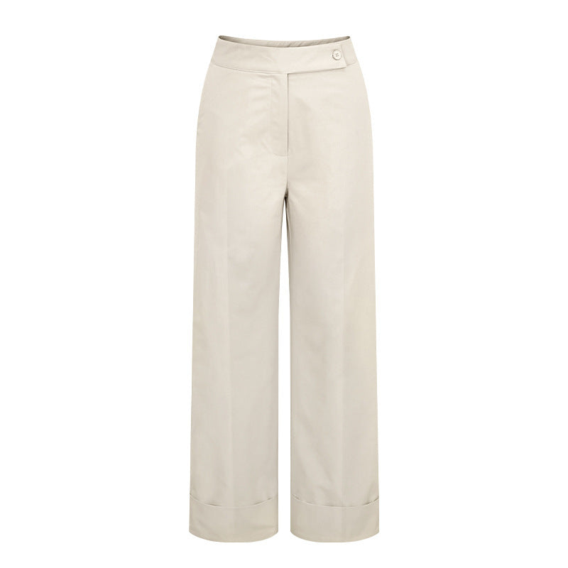 Women Exclusive Wide Pants with Fashionable Waist Band Chic & Stil